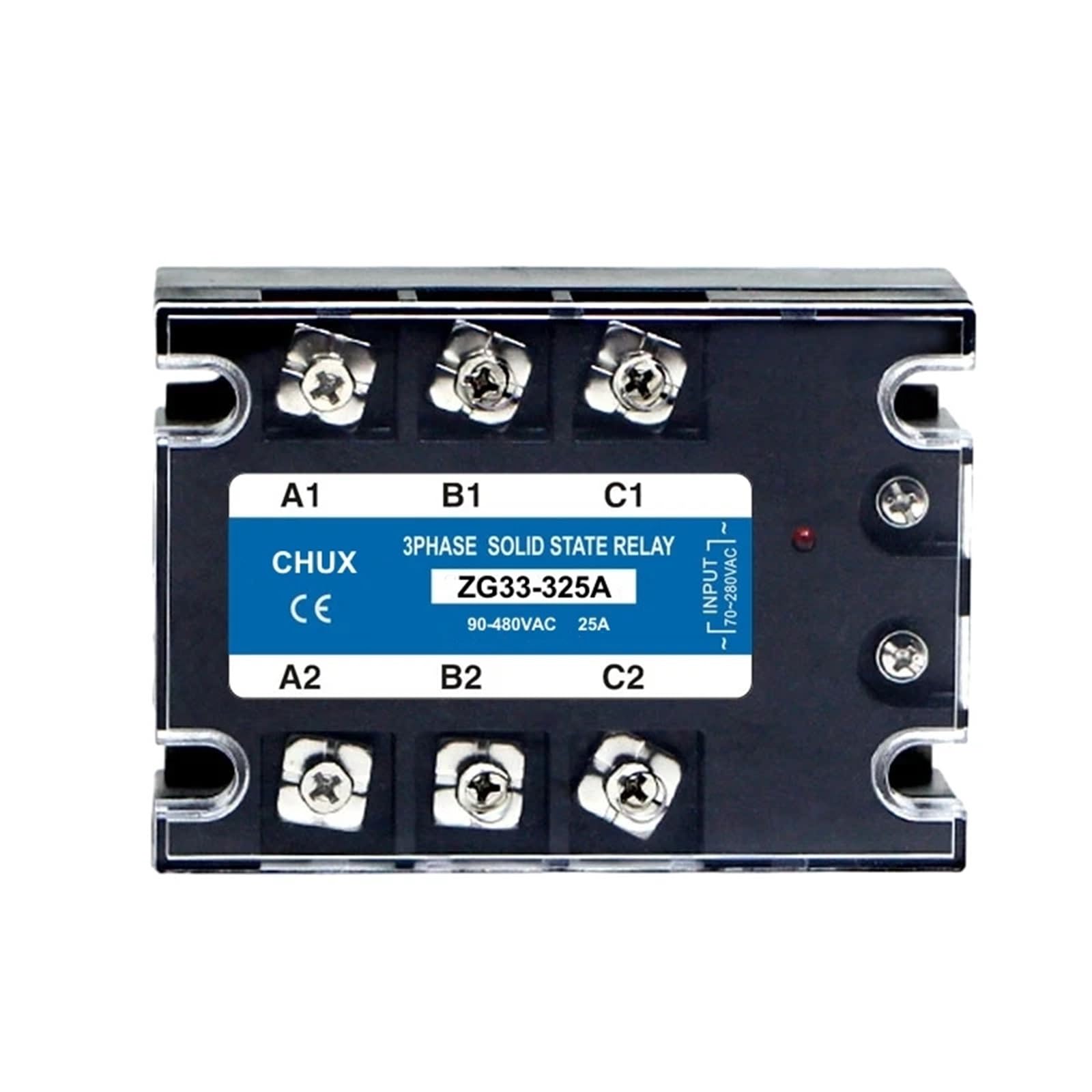 NWPNLXEA 3 Three Phases Solid State Relay 10A 25A 40A 60A 80A 100A 120A 150A 200A Three SSR AC Control AC 70-280VAC to 90-480VAC(ZG33-325A AC-AC)