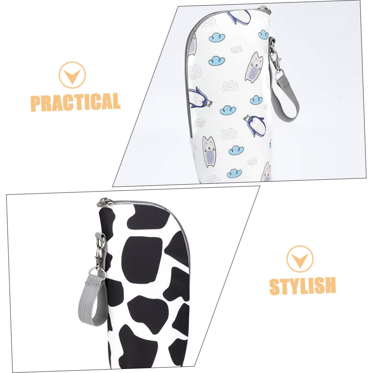 Abaodam 4 Pz Borsa Per Bottiglie Conservazione Degli Alimenti Per L'infanzia Borsa Per Bottiglia Di Latte Biberon Borsa Termica Refrigeratore Per Biberon Borsa Per Panno Oxford