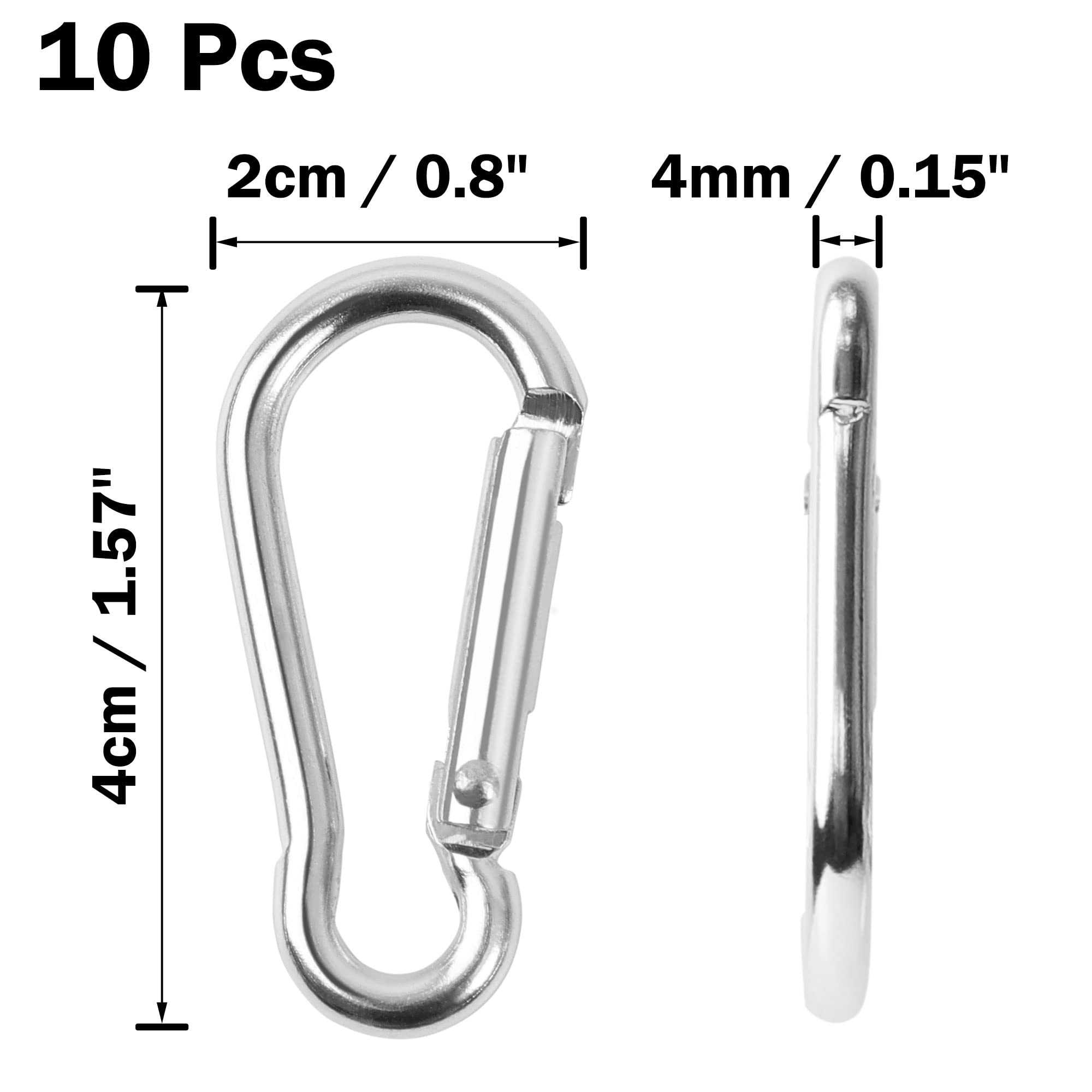 Retractable Multicolor Pen W/Carabiner & Key Chain (one piece)