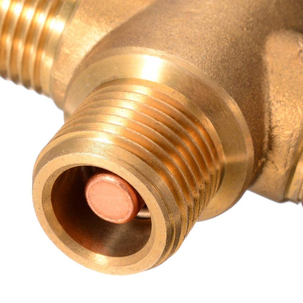 JIYAMI'EN EL 1pc valvola termostatica Standard G1 / 2 '' valvola di Rubinetto di Controllo Parti di Ricambio di miscelazione Temperatura dell'Acqua