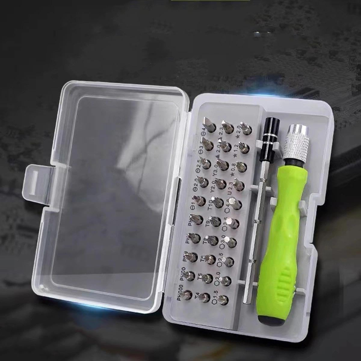 32-in-1 Screwdriver Set, Laptop Disassembly Tool Set, Mobile Phone Disassembly Tool and Flathead Screwdriver Bits