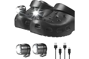 Rechargeable Crocs Headlights: Illuminating Your Steps