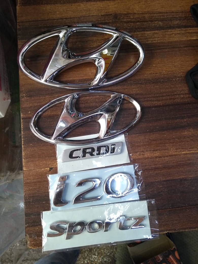 Export Quality Car Monogram for_I 20 Sports (Complete Set)
