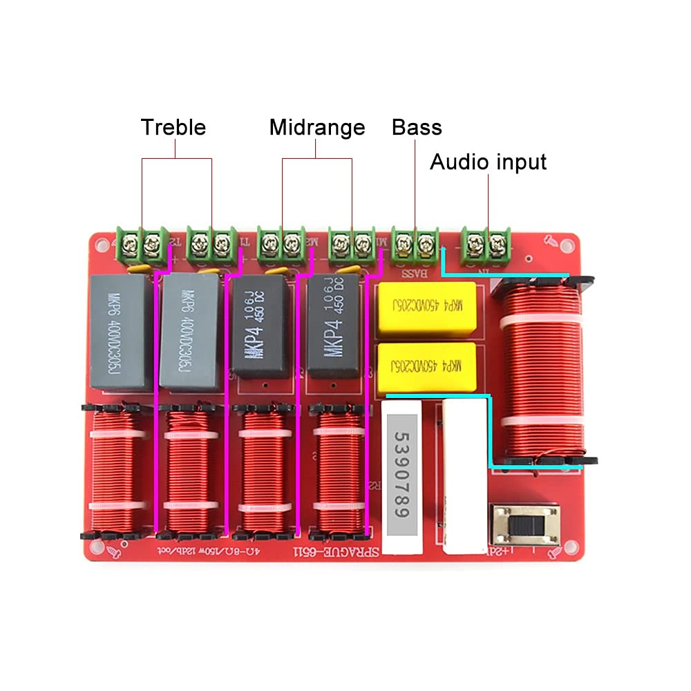 2Pcs NEW Regolabile Alti/bassi Divisore Di Frequenza Audio - Foto 11