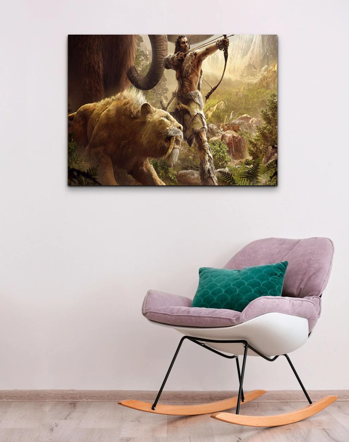 GADGETS WRAP Canvas Gallery Wrap Framed for Home Office Studio Living Room Decoration (22x14inch) - Far Cry Primal