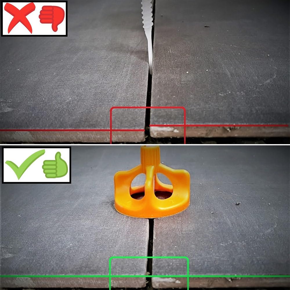 Set complet de croisillons autonivelants 2 mm Visnivel®, 250 pcs (3-23 mm) - ROKNTOOLS