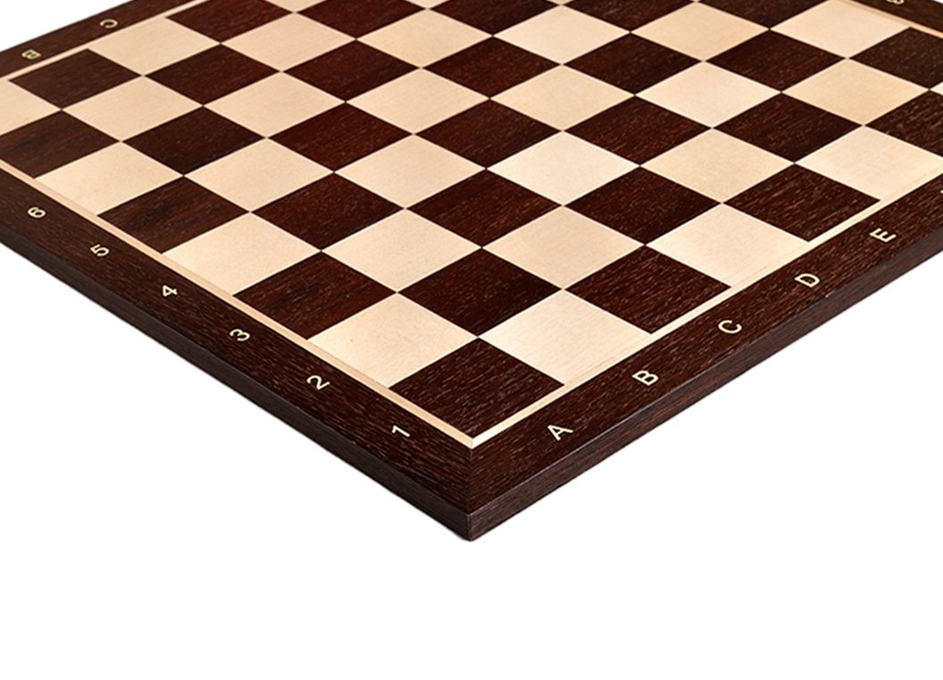 The House of Staunton African Palisander & Maple Wooden Chess Board - 2.25