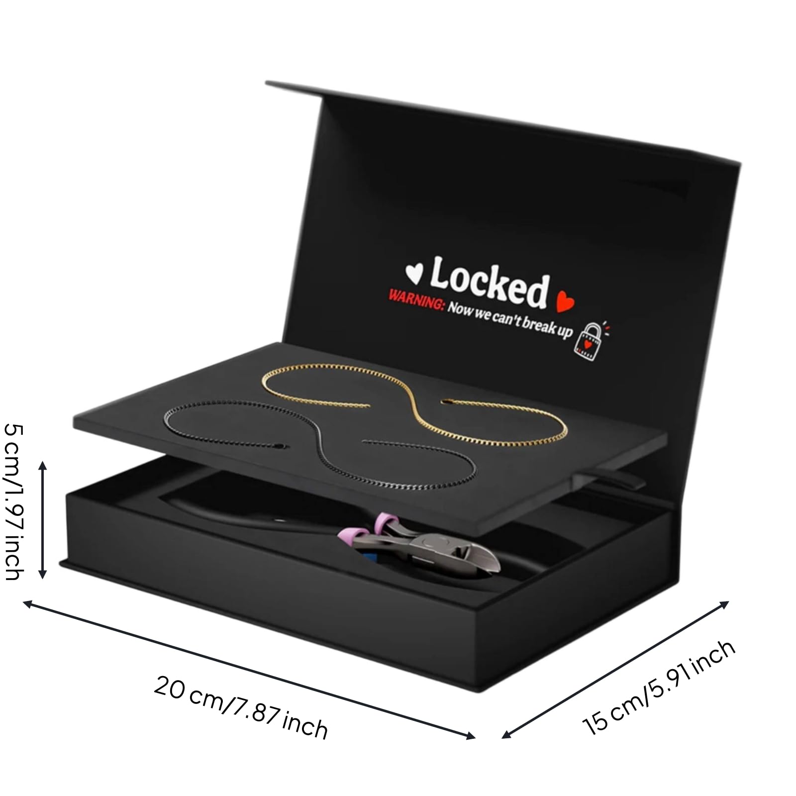 MERIGLARE Partnerarmband Paararmband Armband Schmuckset Schlossarmband mit Sicherem Doppelverschluss aus 925 Silber Und Edelstahl mit Längenanpassung in, Array, 1 Schwarz 1 Gold