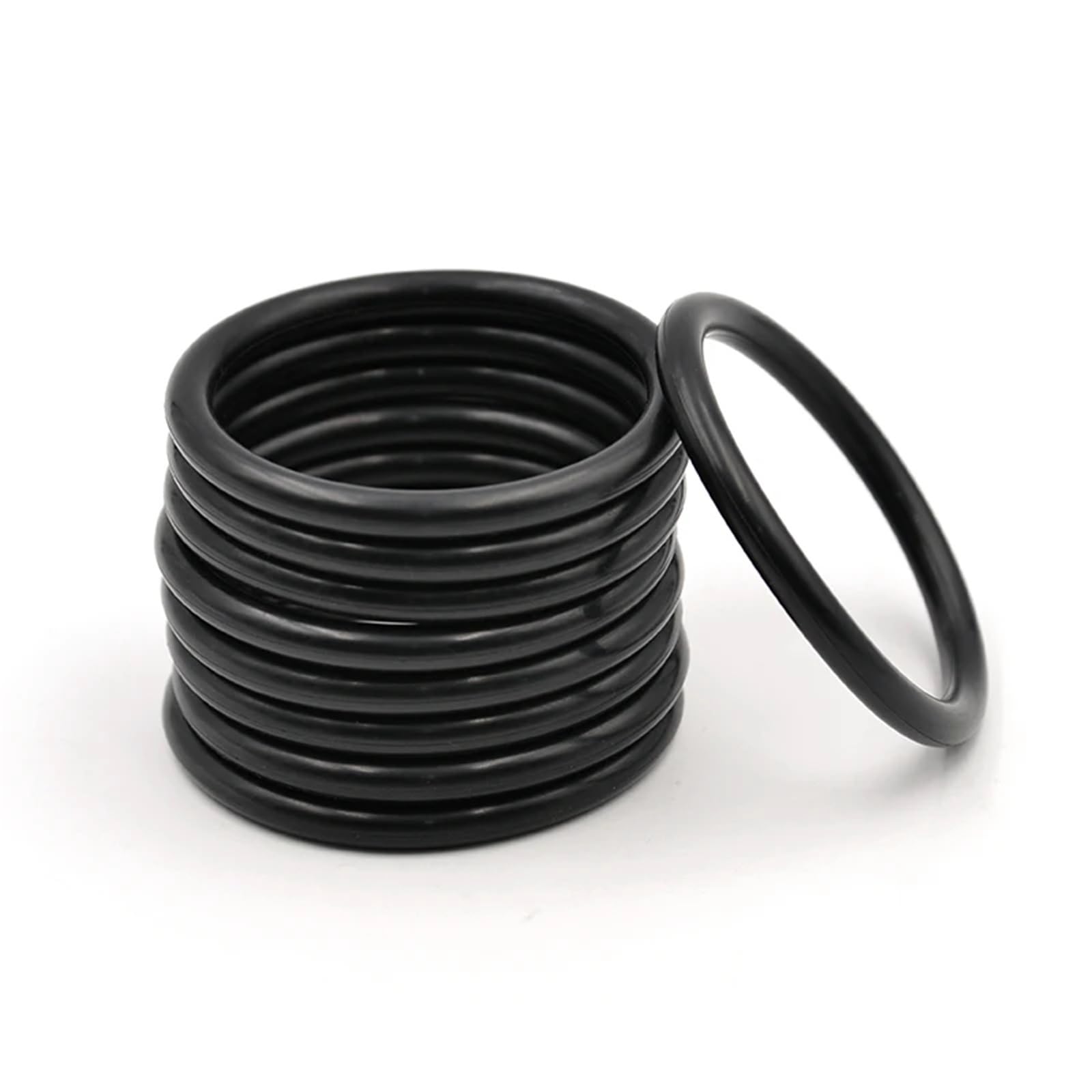 1 Uds 4mm 5mm OD 12mm - 270mm caucho de nitrilo butadieno NBR anillo de sellado reparación esqueleto junta de sellado de aceite O arandela de sellado de anillo(OD 42mm (10Pcs),4mm)