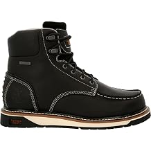 Georgia Boot Mens AMP LT Wedge Waterproof Moc-Toe Work Boots