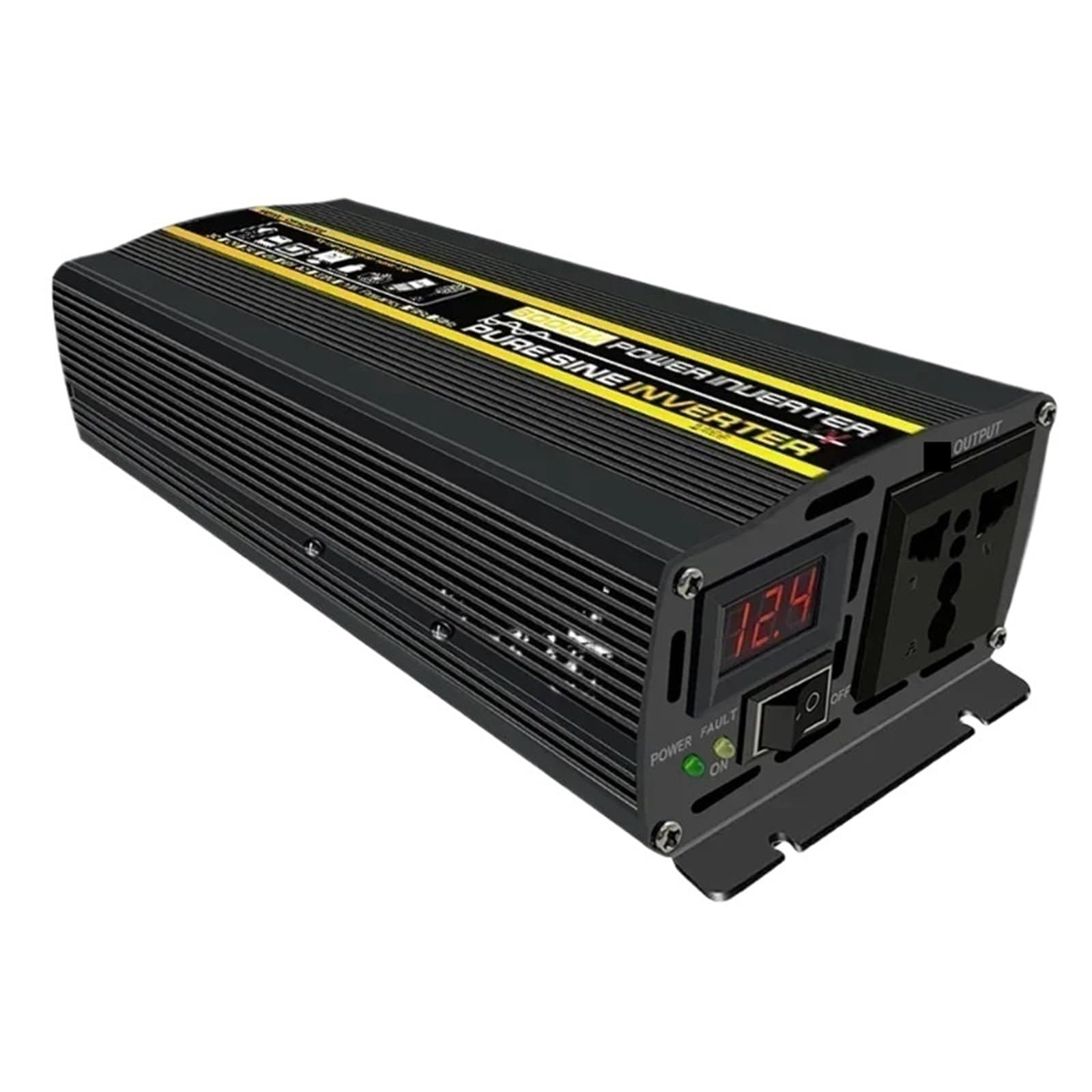 Inverter, Trasformatore Di Conversione Tensione Con Inverter A Onda Sinusoidale Pura Da 12/24 V A,per Auto,Camion, Camper