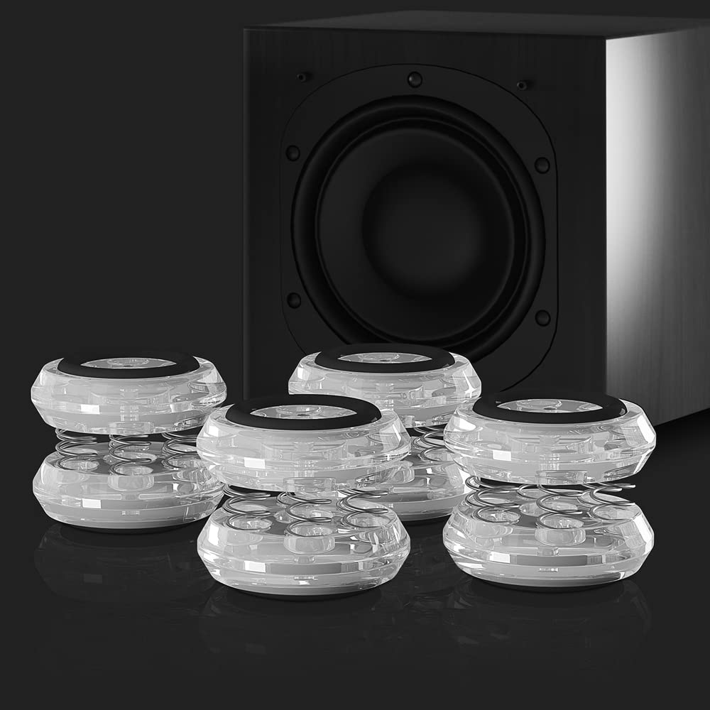 4-częściowa sprężynowa podkładka izolacyjna, podkładka amortyzująca, stojak głośnikowy do wzmacniaczy HiFi, głośników, gramofonów, graczy, izolatory akustyczne