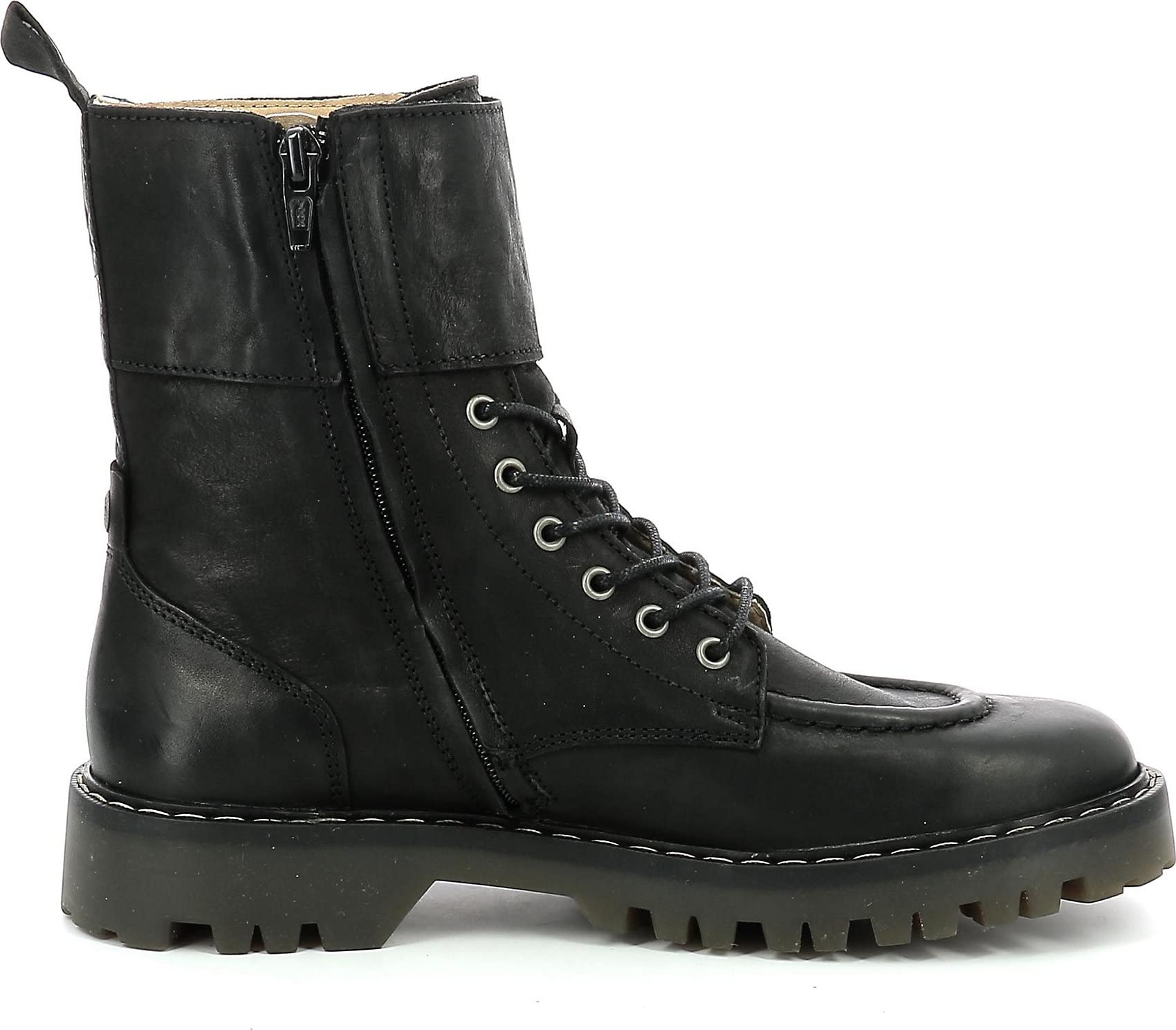 Kickers Deckranger Stiefelletten/Boots Damen Weiss Boots Shoes