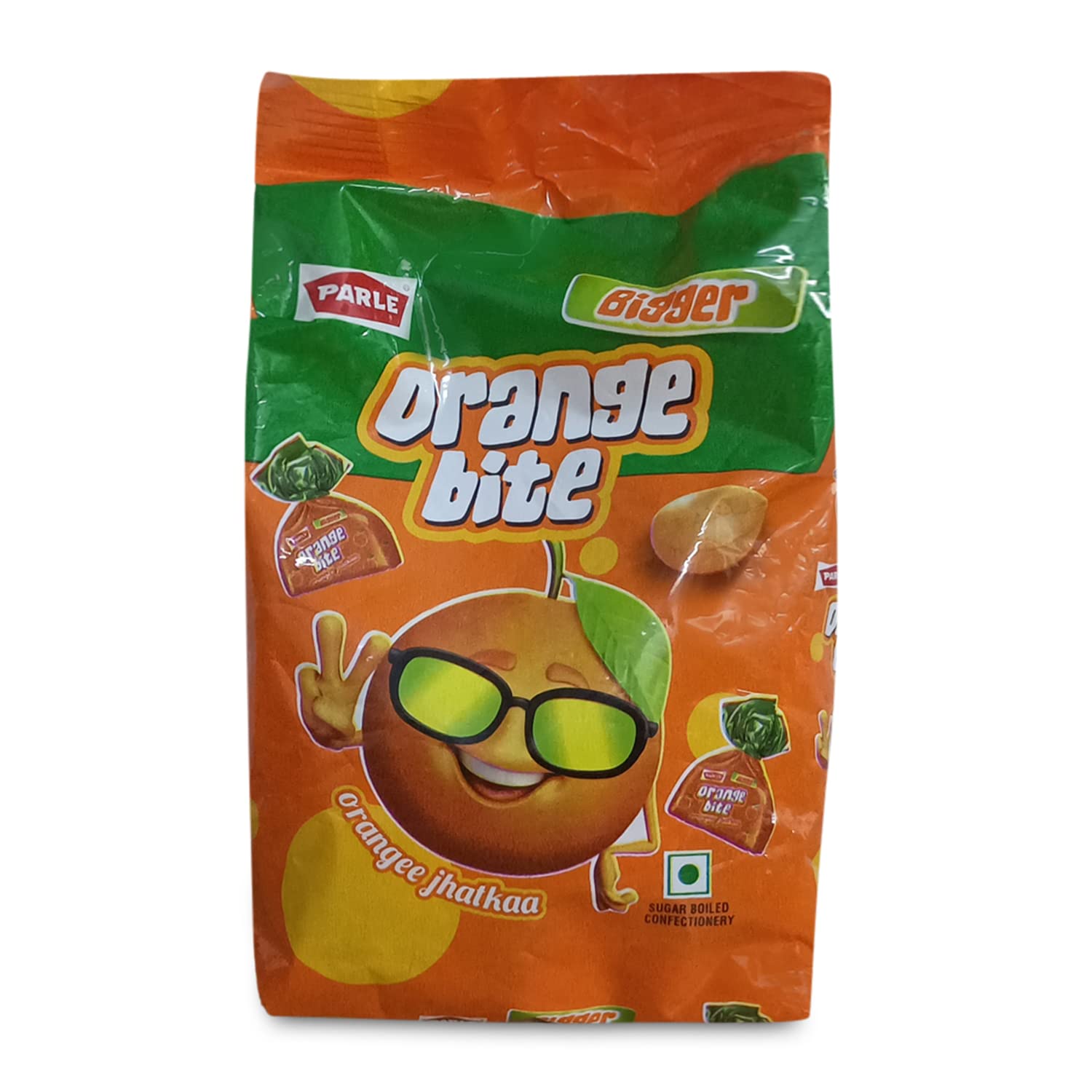 Parle Bigger Orange Bite, 195Gram Pouch