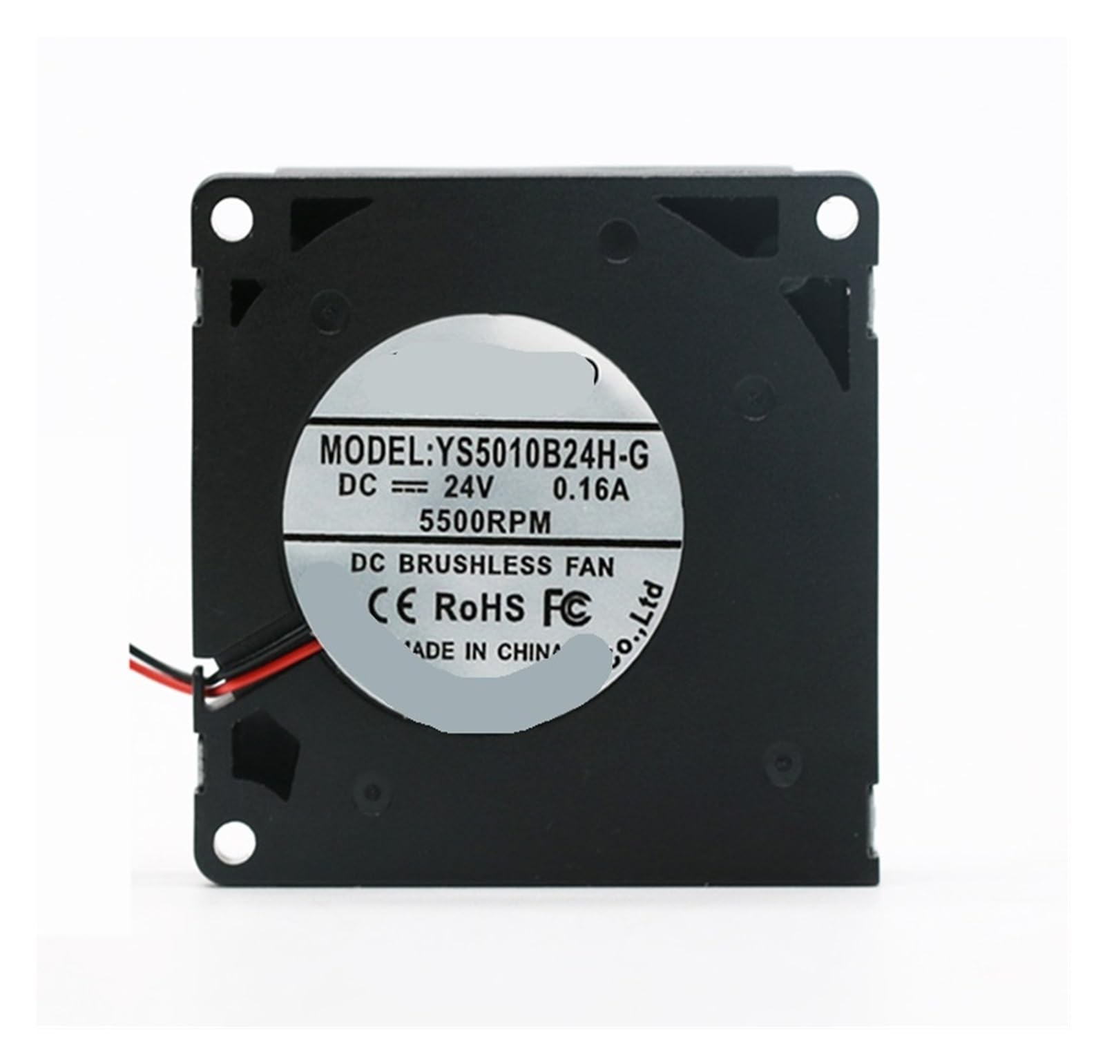 Ventilador CC 5V 12V 24V de 50 mm 50x50x10 mm 3500rpm 2 hilos