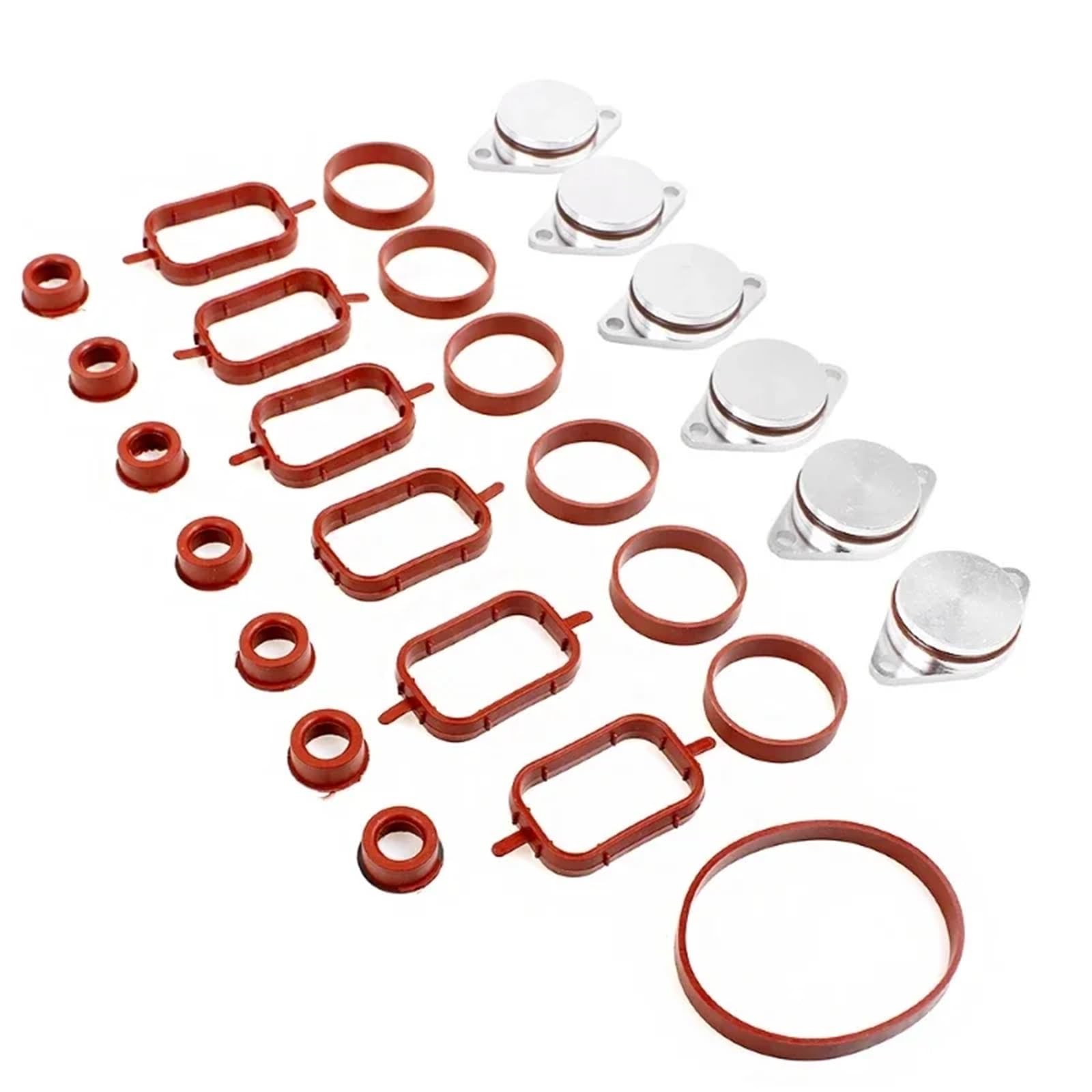 Gasket set oil cooler Do X3 X5 X6 M57 E39 E60 E46 E38 E53 E83 E70 E71 E92 uszczelka kolektora dolotowego uszczelka 22/33mm