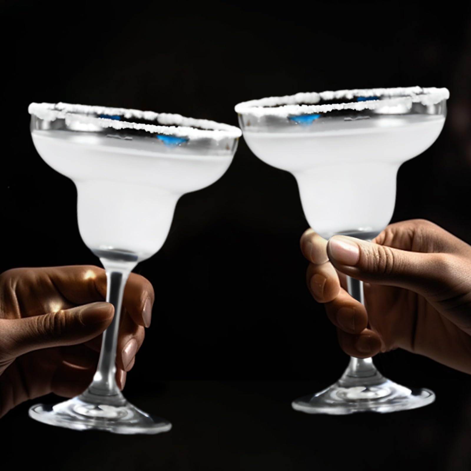 Set di 6 bicchieri Margarita da 270 ml, bicchieri da cocktail classici Martini, trasparenti, in cristallo, per la casa, i ristoranti e le feste