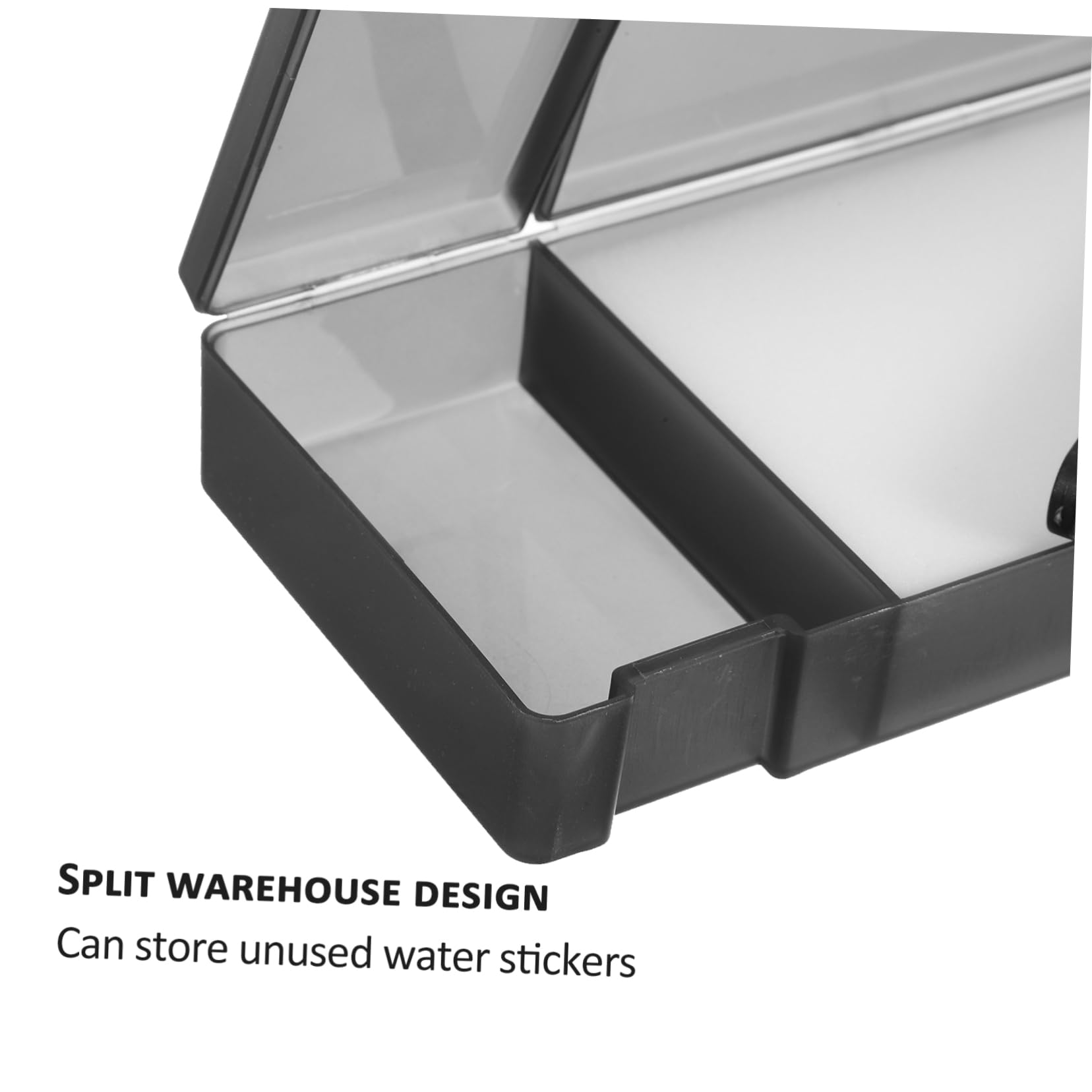 JEWEDECO – Boîte à Tremper Pour Autocollants à Eau – 17x10,5x5,5 Cm – Portable, Pour Modélisme Et Loisirs Créatifs