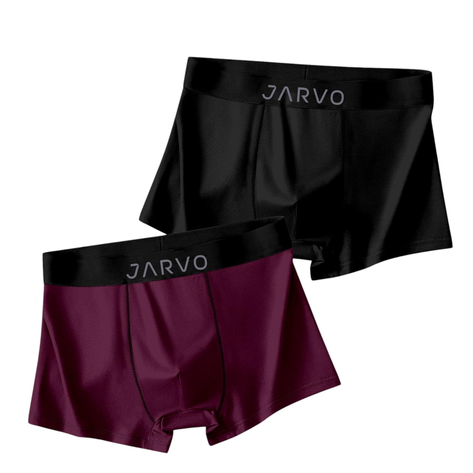 jarvo Men's Underwear Anti Bacterial Airsoft Trunk | Men's Regular Fit Underwear | Imported Nylon Fabric | Multicolor Pack of 2 (in, Alpha, M, Regular, 2, Maroon, Black1)-picture-28