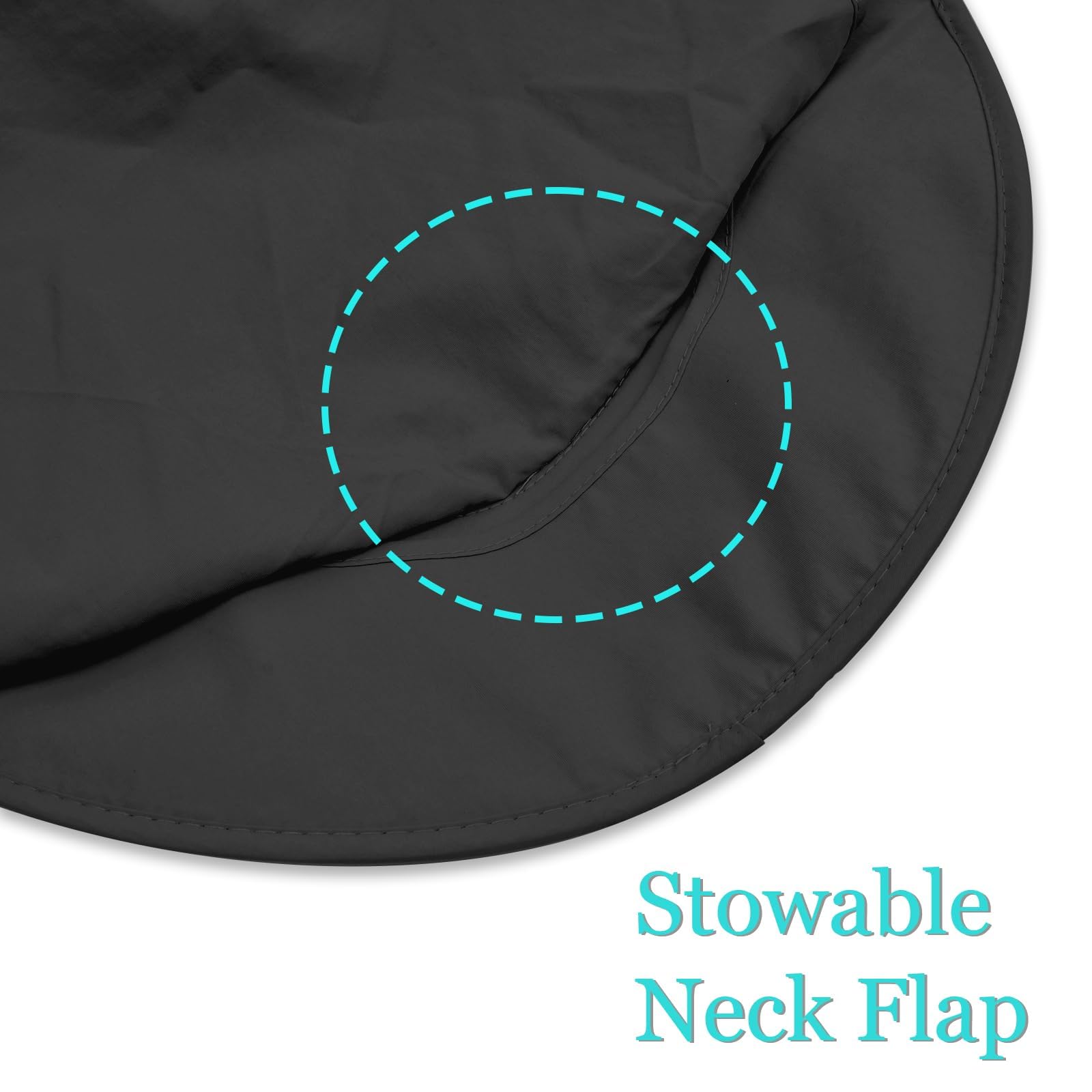 ZOORON Sun Hats for Men Women Fishing Hat with Neck Flap,UPF 50+ Sun Hat Waterproof Wide Brim Bucket Hats for Safari Hiking