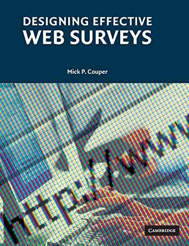 Designing Effective Web Surveys view 2