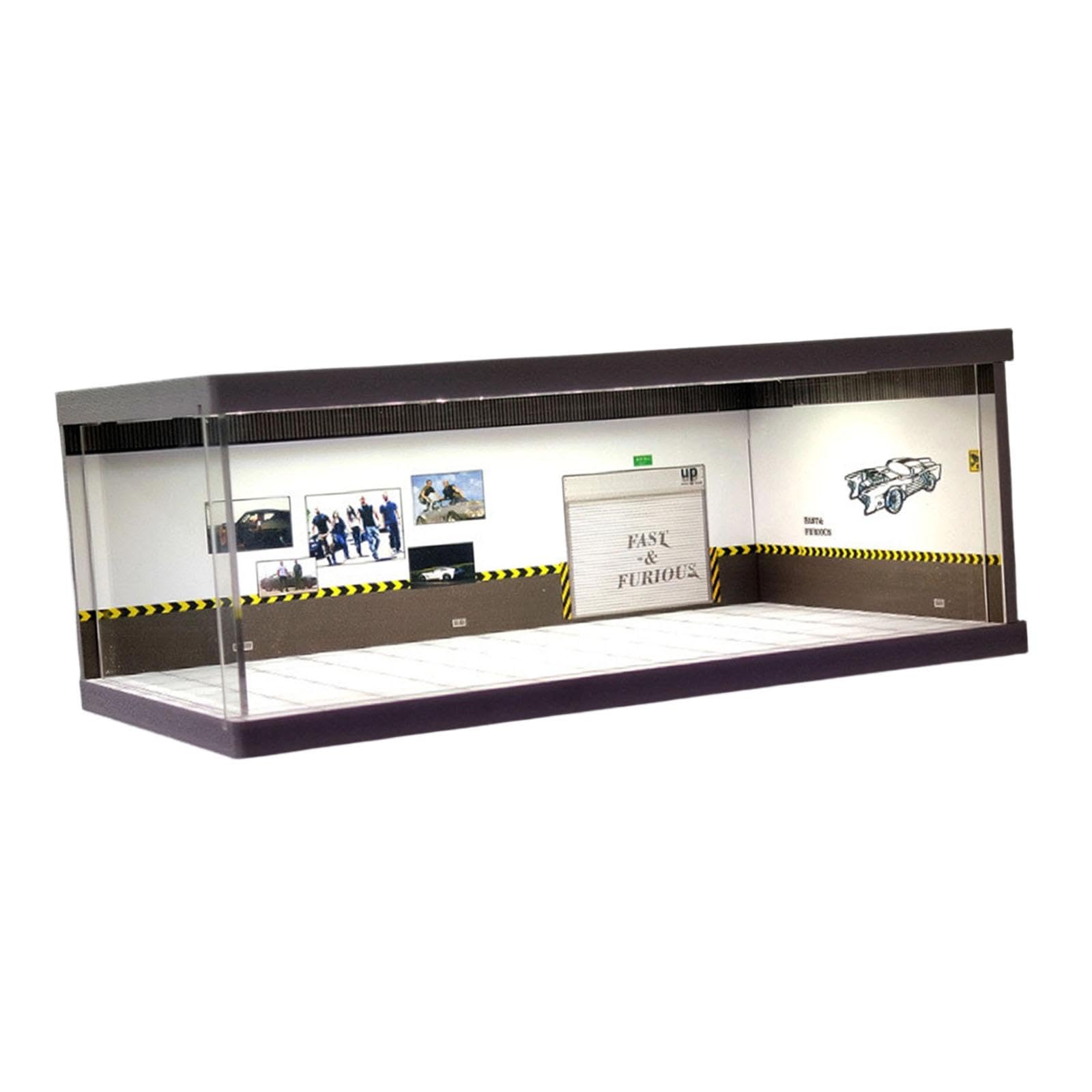 Amazon | Toysmith 1:64 ガレージディスプレイケース 改造 工場シーン