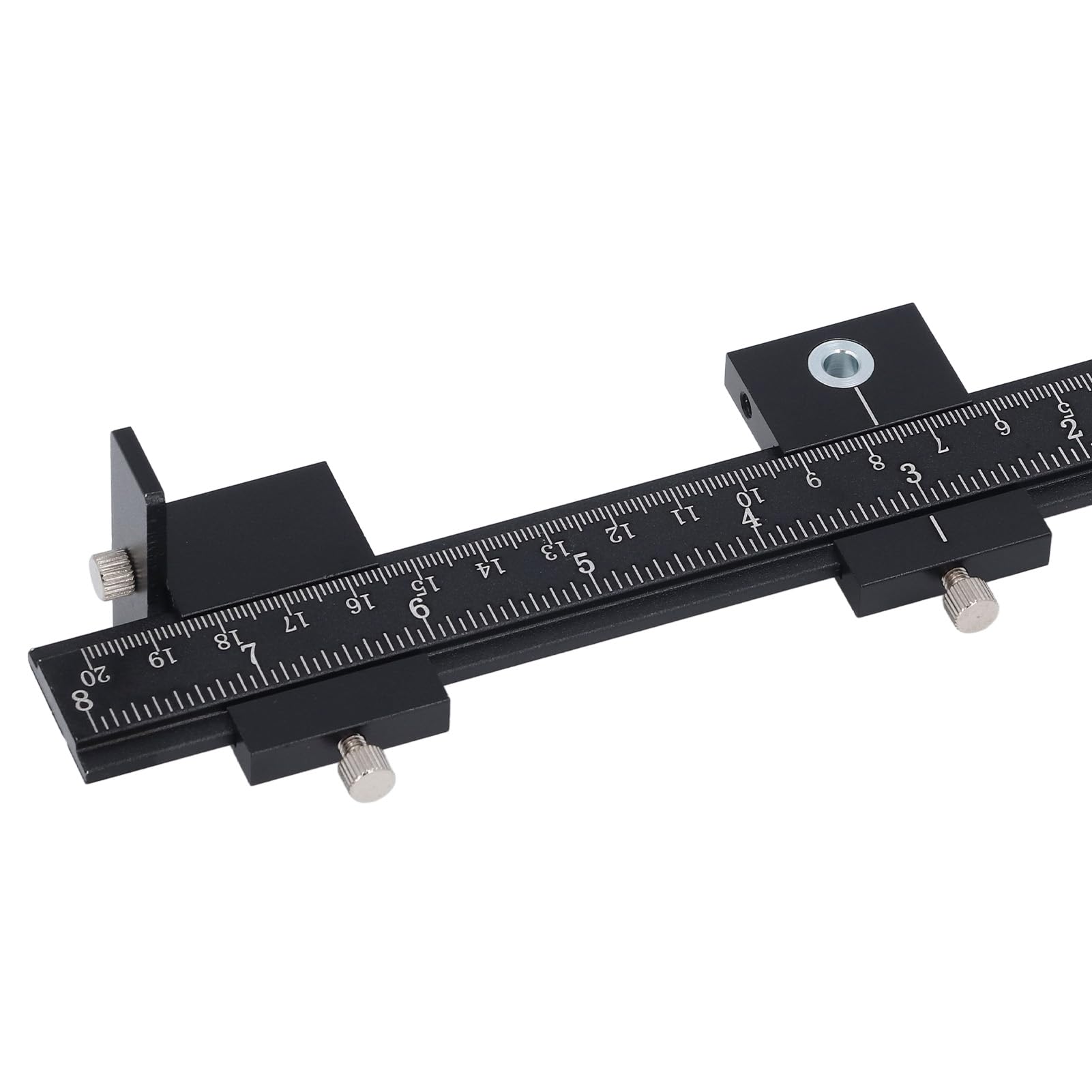 Schrank-Hardware-Grifflehre, Werkzeug aus Aluminiumlegierung für Einstellbaren Bohrabstand und Präzise Installation von Schrank-Schubladentüren