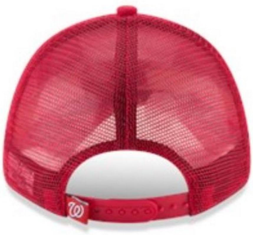 New Era MLB Washington Nationals Baseball Hat Cap 940 Trucker Snapback 11591187 Red