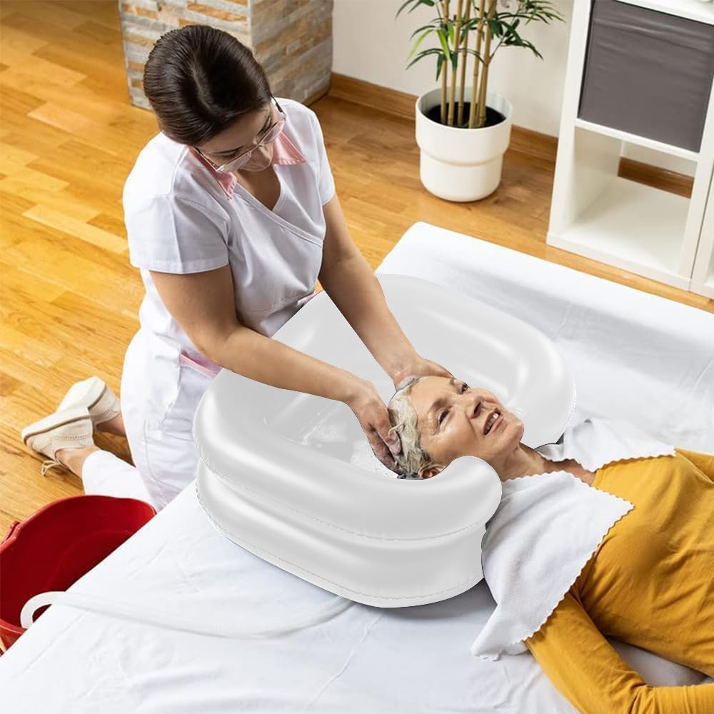 Lavandino Gonfiabile Per Capelli,Bacino Gonfiabile Per Capelli Portatile,Lavandino Gonfiabile Per Lavaggio Dei Capelli,Gonfiabile Mobile Bacinella Gonfiabile,Lavandino Gonfiabile (B)