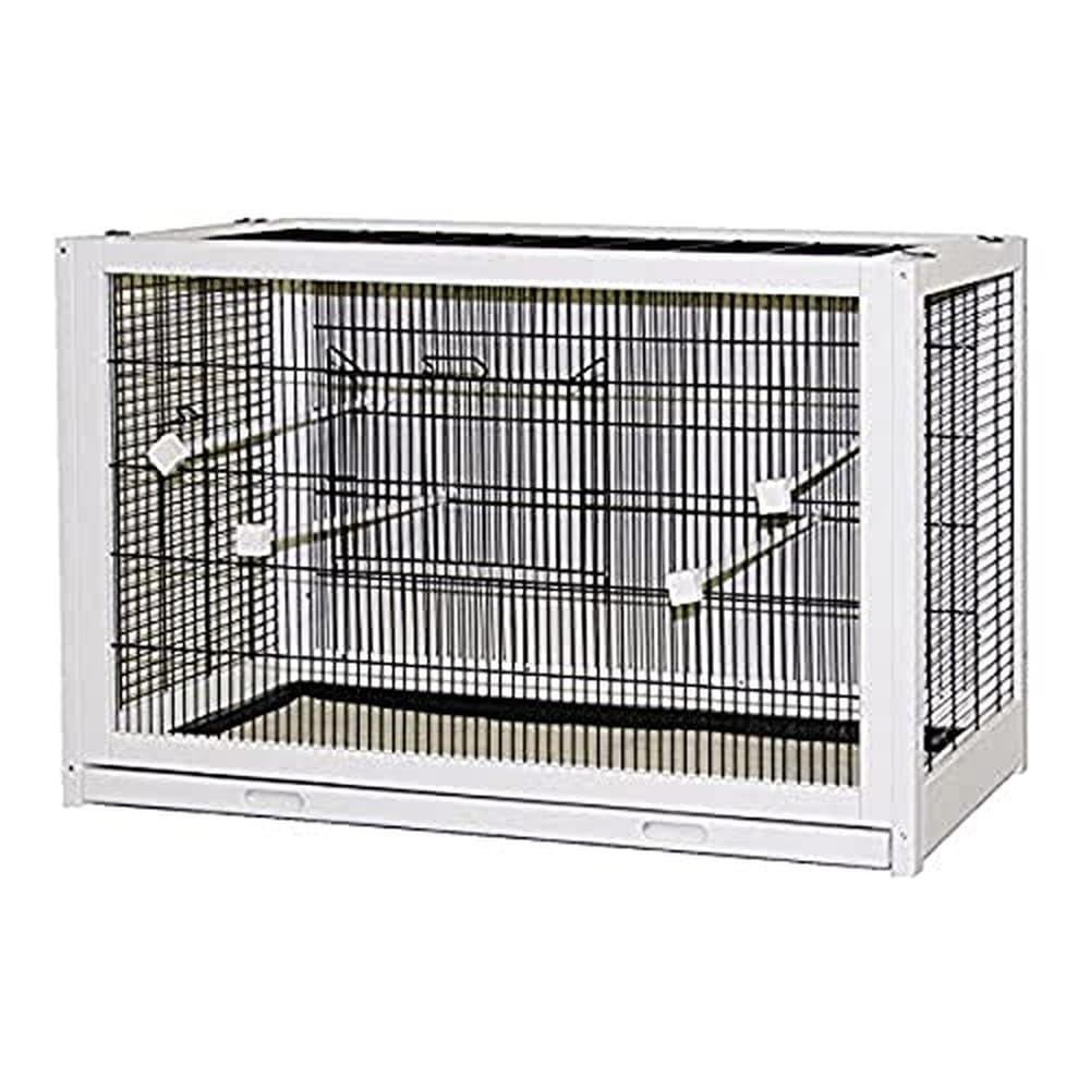 Kerbl Vogelkäfig Fips aus Holz, 100 x 50 x 60 cm Product Description