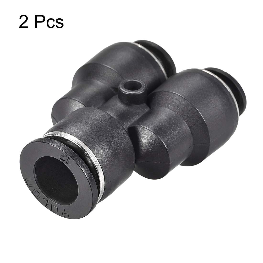 Gomito Spingere per Collegare Aria Raccordi 14mm Tubo OD 2pz
