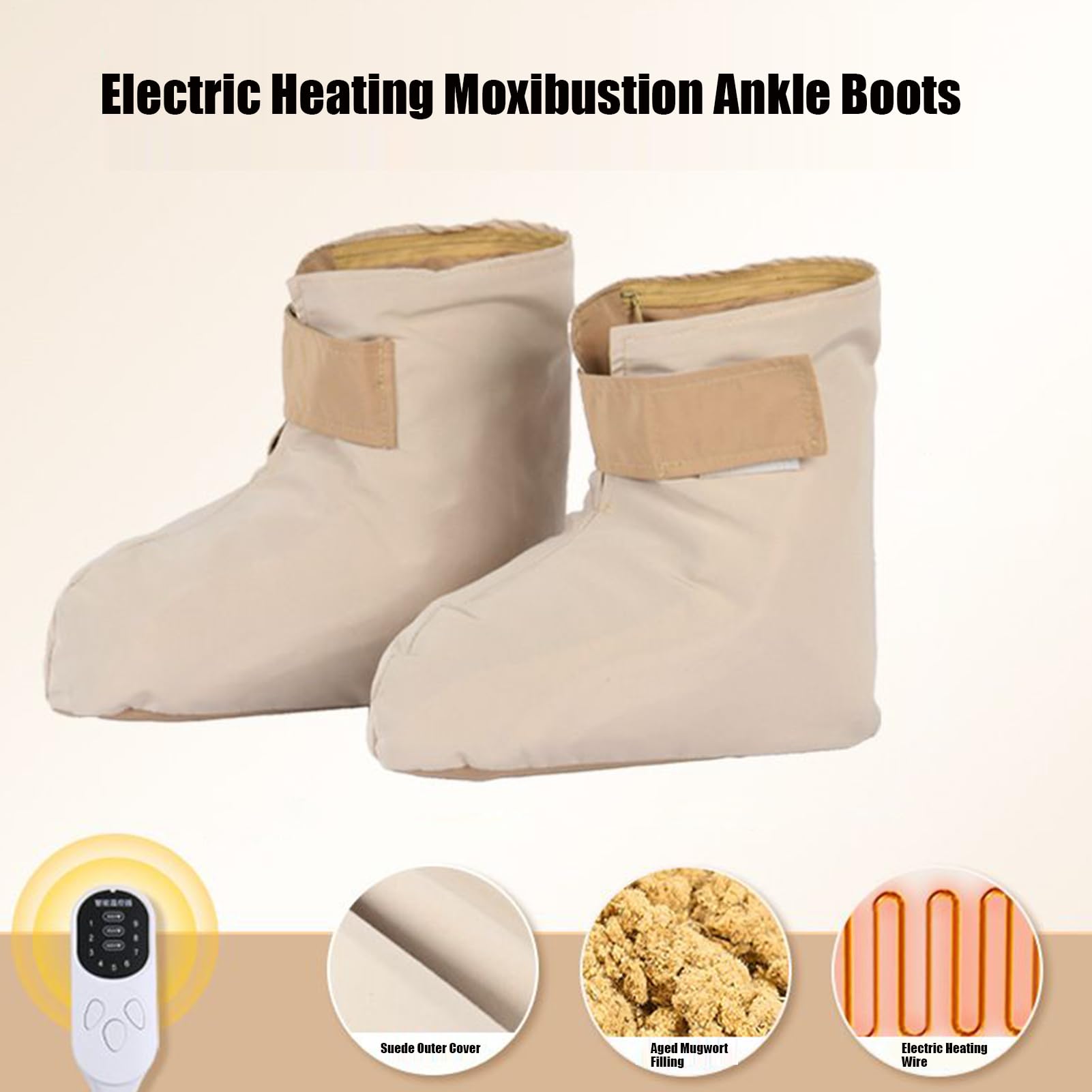 Pantofole Riscaldate Elettriche Protezione con Timer Intelligente