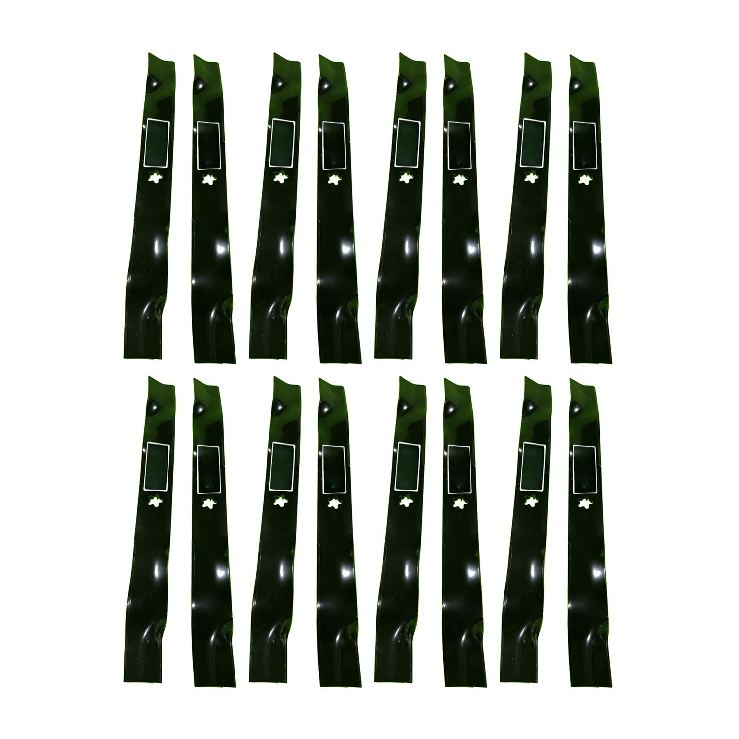 Juego de 16 cuchillas para cortacésped de 42 pulgadas 134149 532134149 777134149 compatible con Craftsman LT1000 LT2000 YT3000 compatible con Husqvarna YTH2042 YTH18542 compatible con
