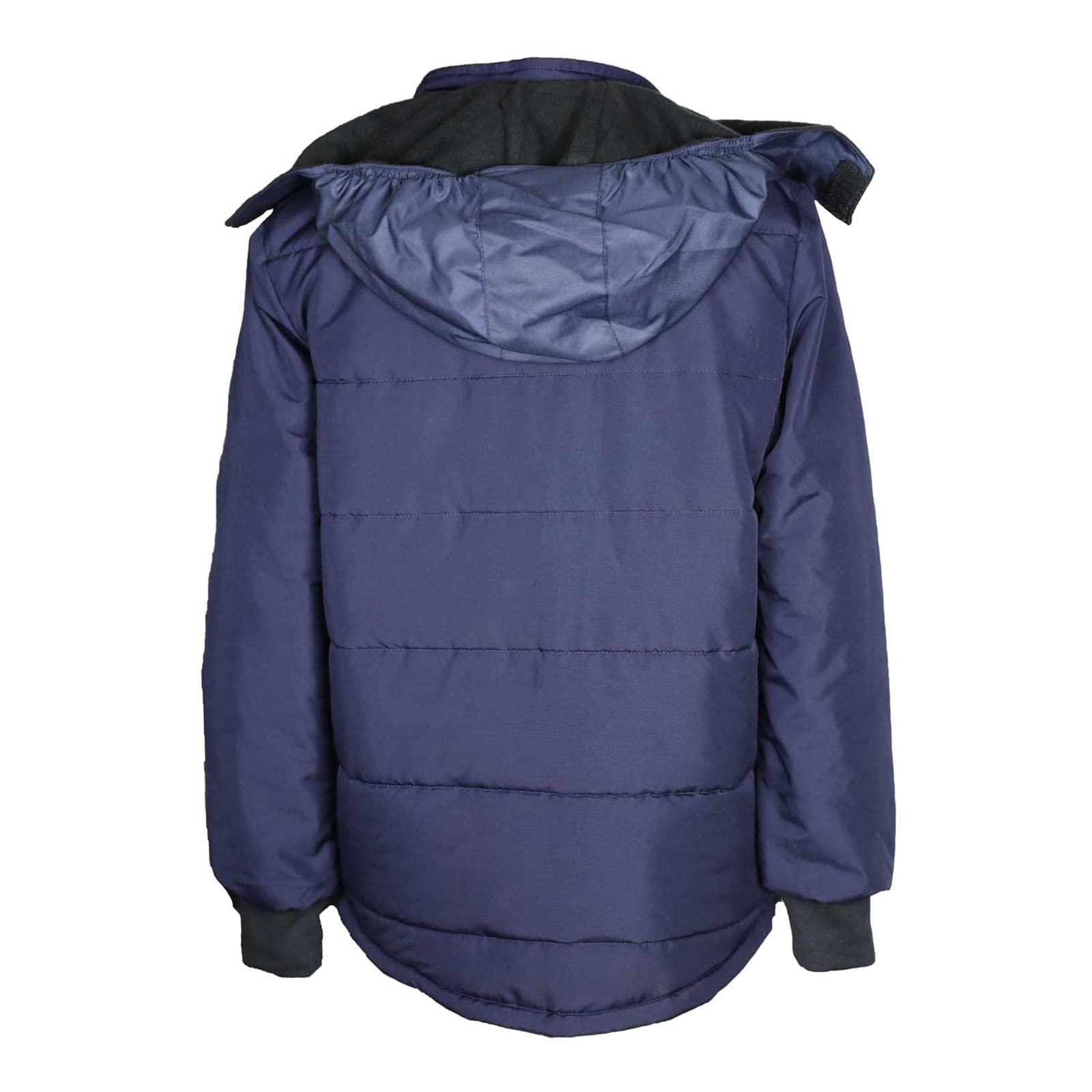 Kinder Reitset Reitjacke Mia Dunkelblau gesteppt Fleecefutter mit Silikon-Vollbesatz Reitleggings Schwarz