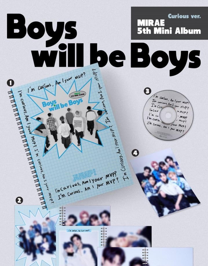 Amazon.co.jp: MIRAE (未来少年) - 5th Mini Album [ Boys will be