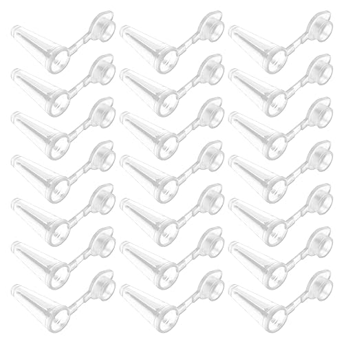 Miniatura 7 de Bettomshin 1000 tubos de centrífuga cónicos de 0.0 fl oz, con tapa a presión, mini tubos de ensayo de microcentrífuga de plástico transparente,