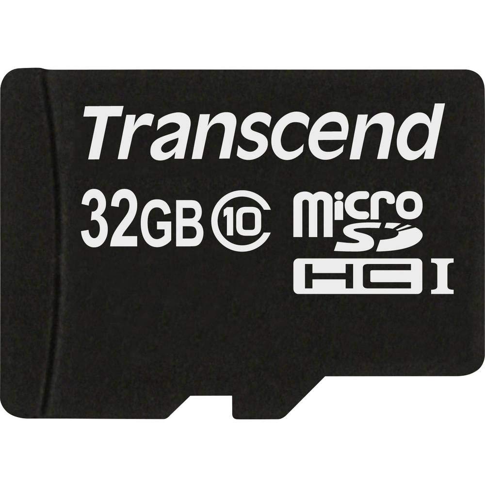 Transcend Carte Mémoire microSDXC 32 Go Classe 10 (Premium) TS32GUSDC10