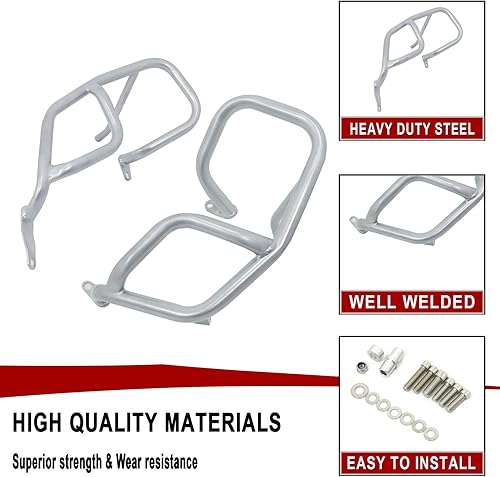 Miniatura 4 de BAIONE Compatible con barras de choque superiores BMW F750GS F850GS 2018-2023, color negro