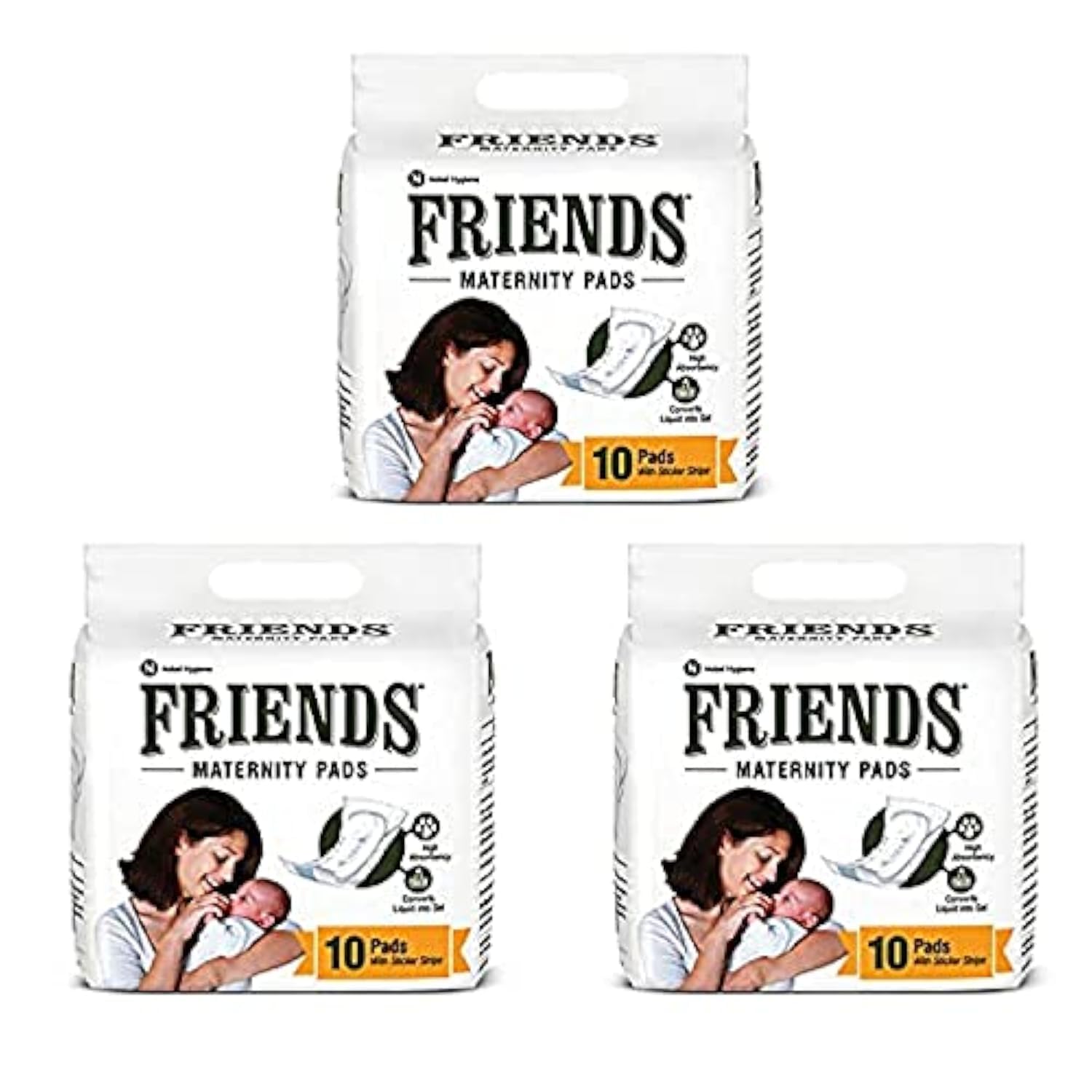 Friends Disposable Maternity Pads with Releasetape for Post Pregnancy Bleeding - 30 Pcs (B098WRG6VC) Amazon Price History, Amazon Price Tracker