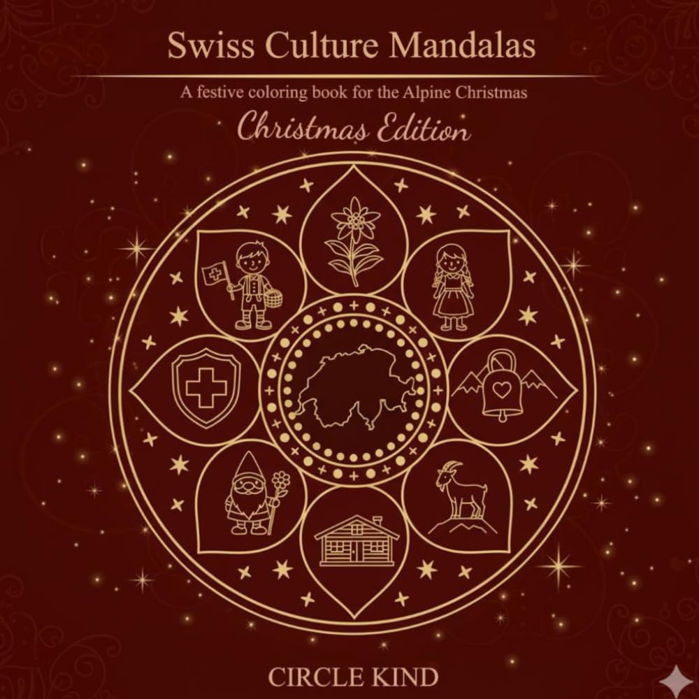 Christmas Magic Switzerland: Easy and fun to color