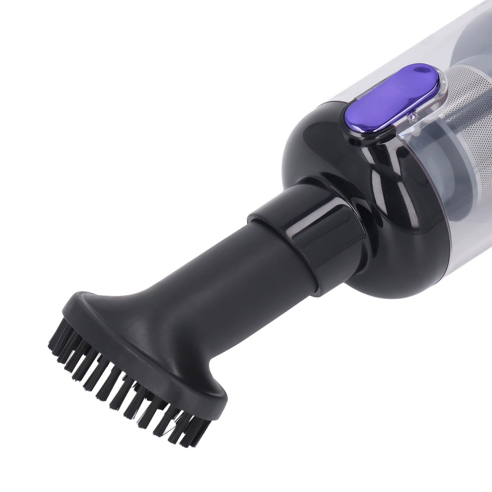 Fafeicy Aspiradora de Mano para Coche, Aspiradora de Mano Inalámbrica ABS, Mini Recargable de 6000 MAh con Boquilla para Grietas de Cepillo de Manguera para Limpieza del Hogar del Coche