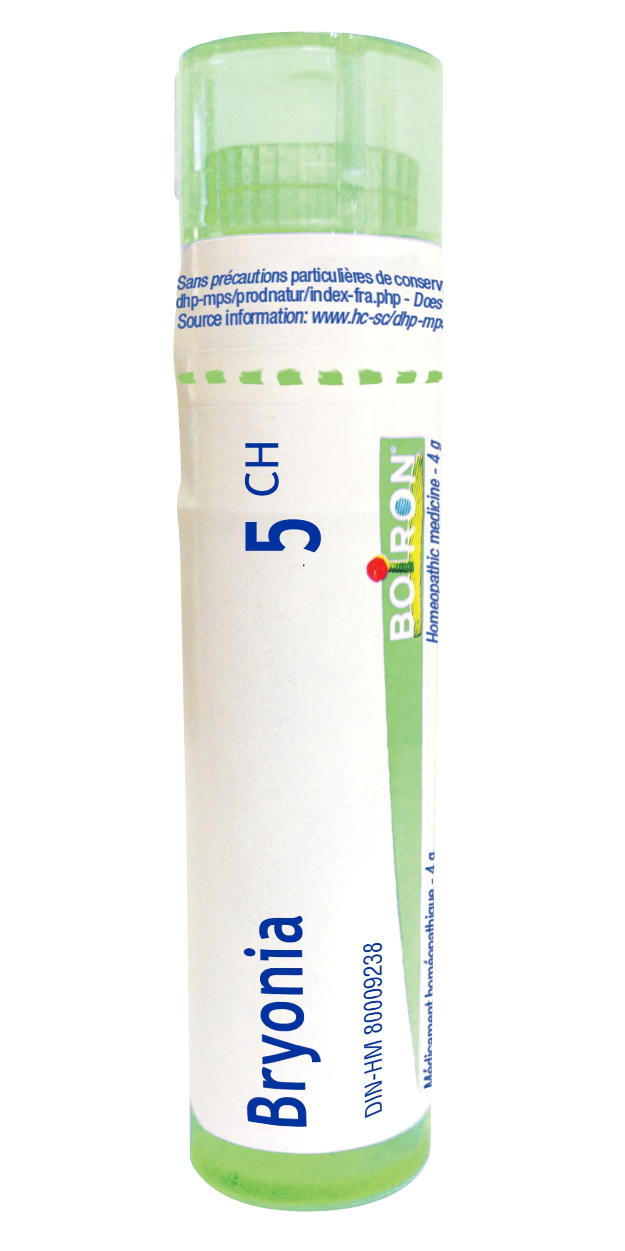 Boiron Bryonia 5ch,Homeopathic medicine. Each tube contains 4 g (approximately 80 pellets)