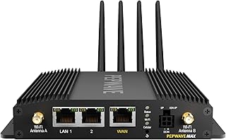 Peplink MAX BR1 Pro [CAT 20] | LTE-A Pro Modem with Redundant SIM Slots | Wi-Fi 6 | GPS Receiver| Drop-In Mode, Load Balancing / Failover, Ignition Sensing | MAX-BR1-PRO-GLTE-S-T-PRM