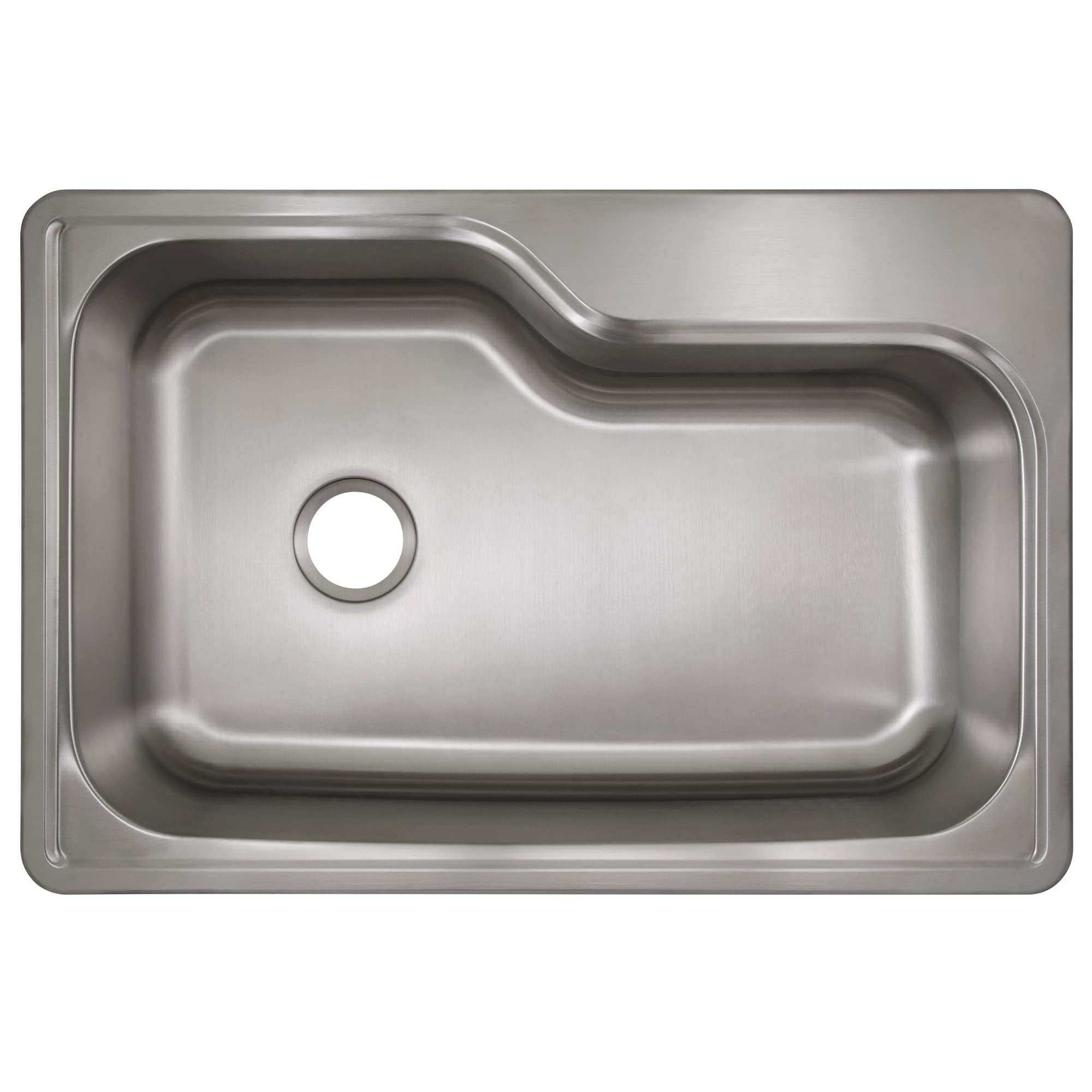 33-inch Stainless Steel Single Bowl Drop-in Sink