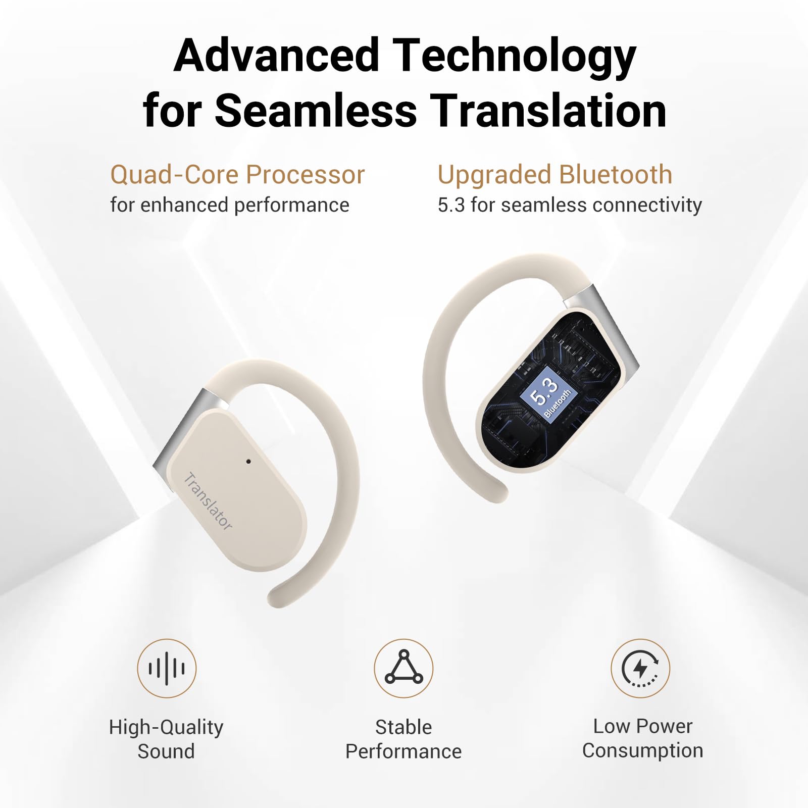 Amazon.com : ANFIER M9 Language Translator Earbuds Open-Ear