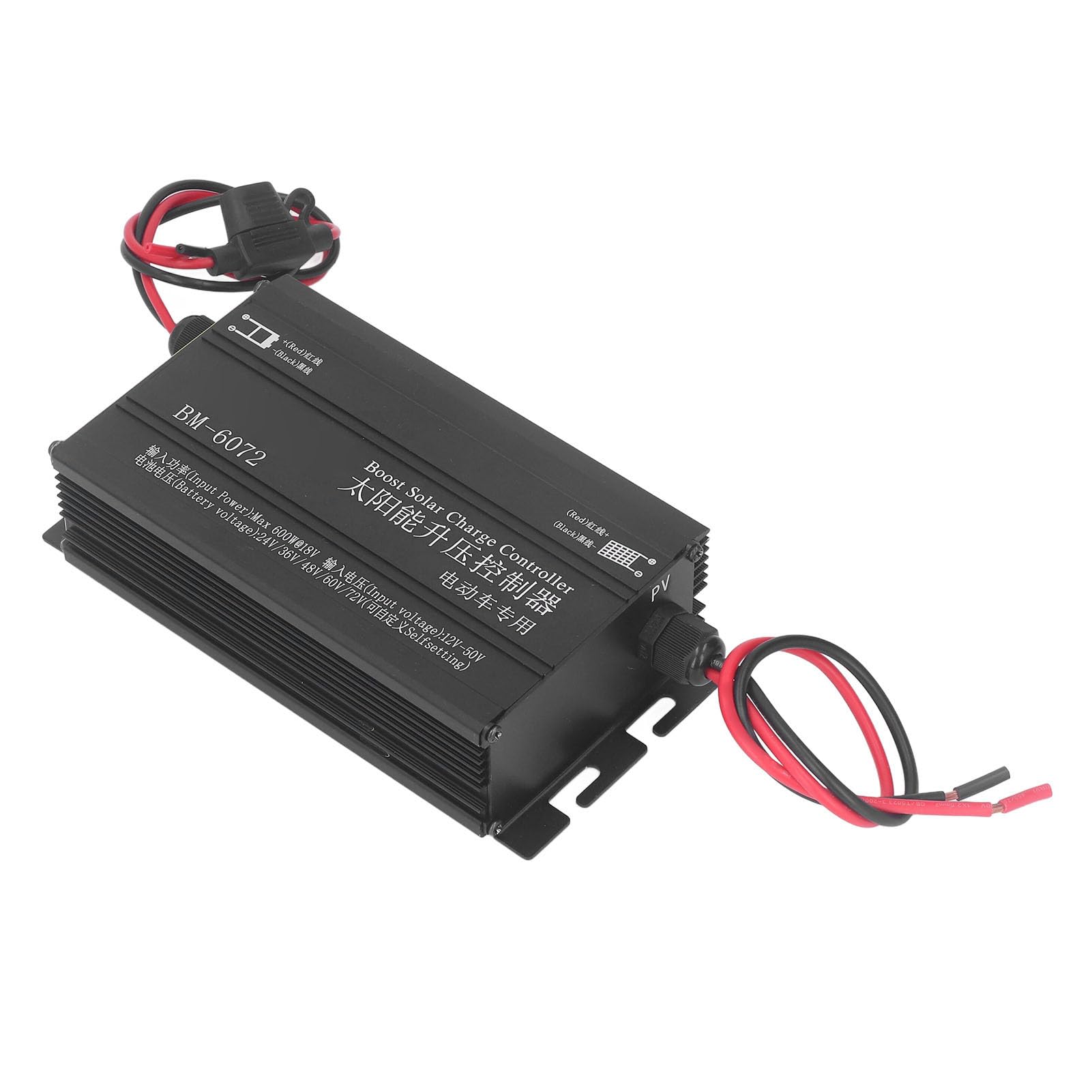 Marhynchus MPPT Boost Regulator ładowania Słonecznego Wydajna ładowarka Słoneczna Step Up do Pojazdów Elektrycznych 24V 36V 48V 60V 72V Stop Aluminium