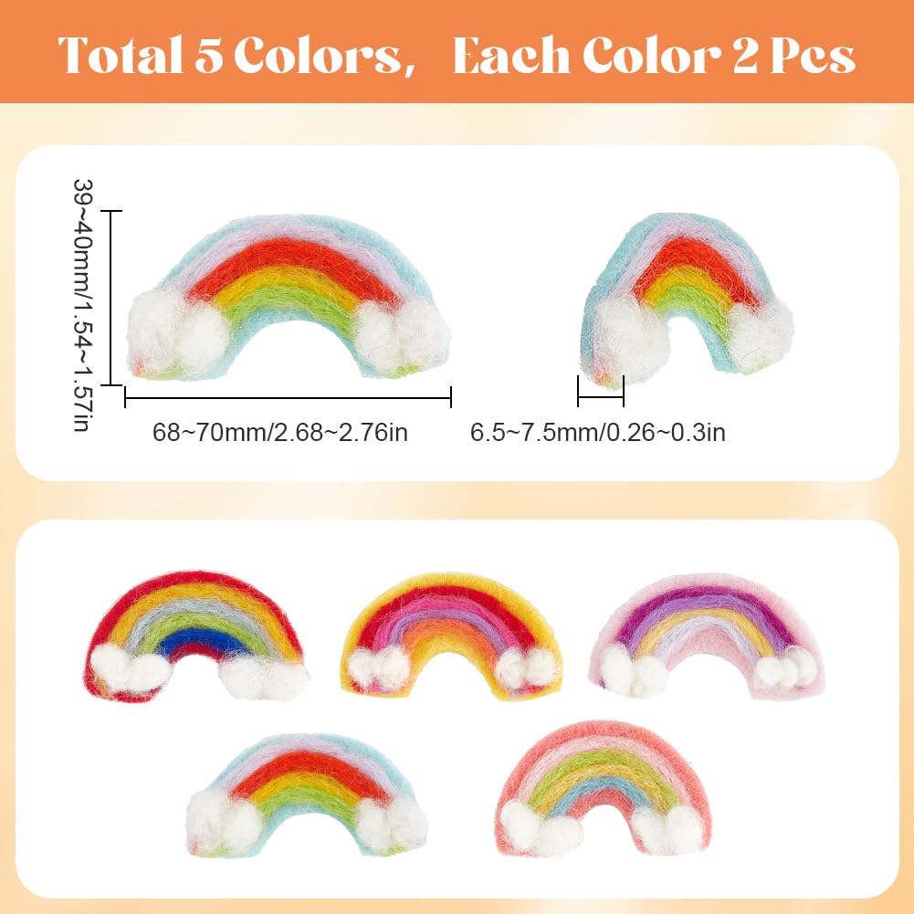 Tela Fieltro 40 Piezas 40 Hojas De Fieltro De Colores - Kit