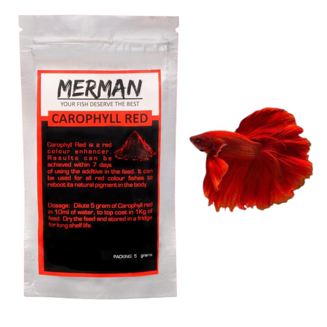 Premier Plants Aquarium Fish Colour Enhancer Feed Merman Carophyll Red Supplement for Red Colouration (Red 5G) (B0CKWGP7WQ) Amazon Price History, Amazon Price Tracker