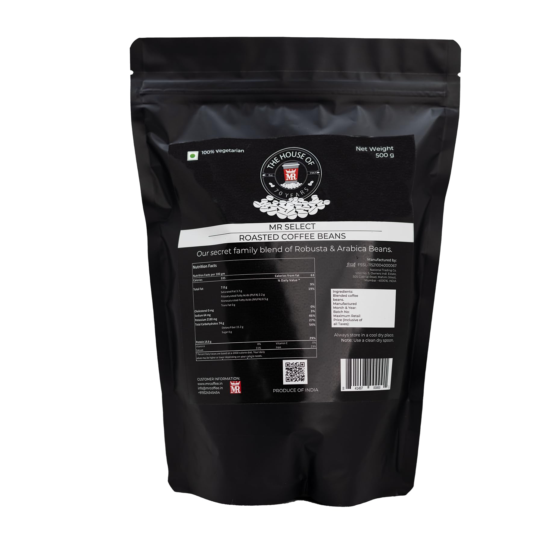Select Roasted Coffee Beans 500g