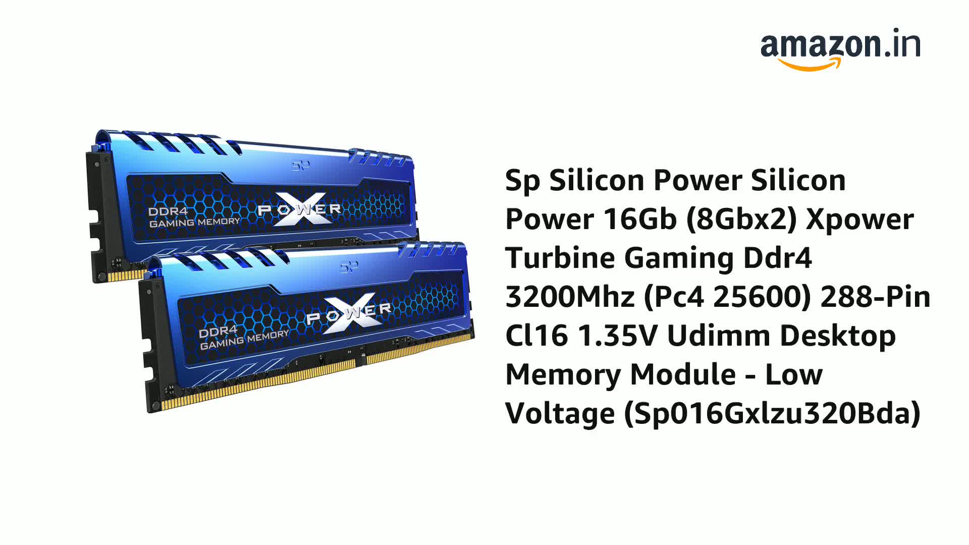 Amazon.in: Buy Sp Silicon Power Silicon Power 16Gb (8Gbx2) Xpower